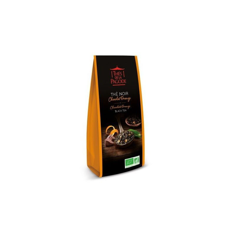 Thés de la Pagode Thé Noir Choco-Orange Bio - 100g