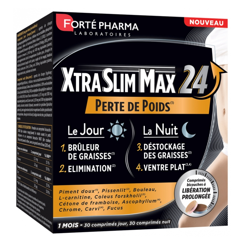 Forté Pharma XtraSlim Max 24 - 60 Comprimés