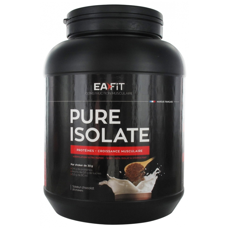 Eafit Pure Isolate Saveur : Chocolat - 750 g