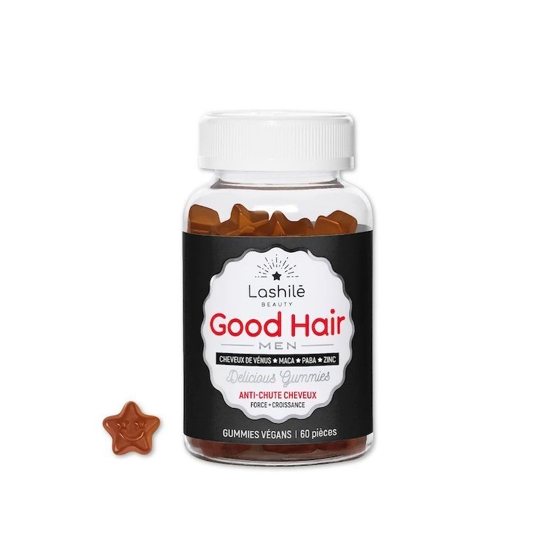 Lashilé Beauty Good Hair Men - 60 Gummies