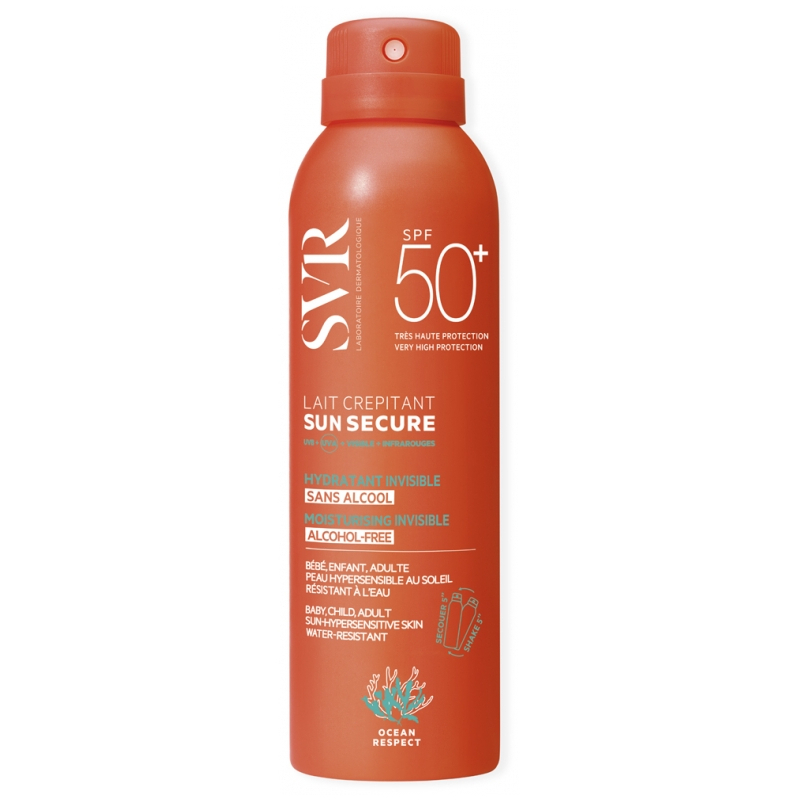 SVR Sun Secure Lait Crépitant SPF50+...