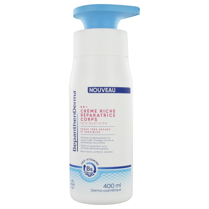 Bayer Bepanthen Derma Crème Riche Réparatrice Corps - 400 ml