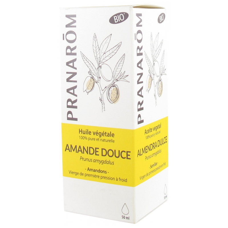 Pranarôm Huile Végétale Amande Douce Bio - 50 ml