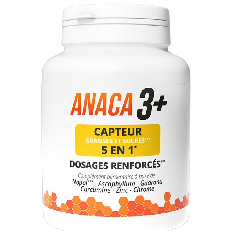 Anaca3 + Capteur Graisses et Sucres 5en1 - 120 Gélules