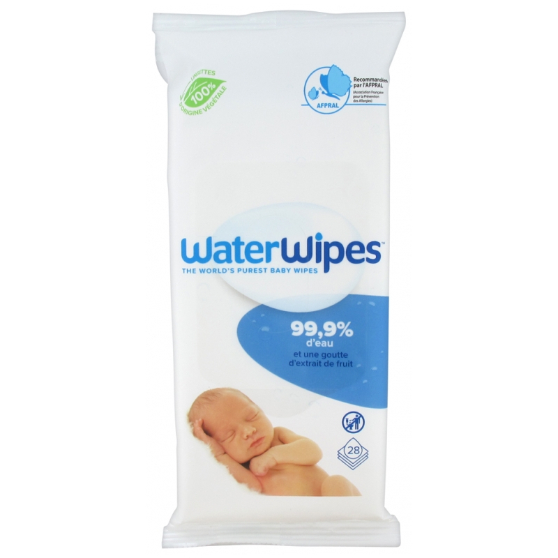 Water Wipes Pack Lingettes Bébé Bio - 28 lingettes