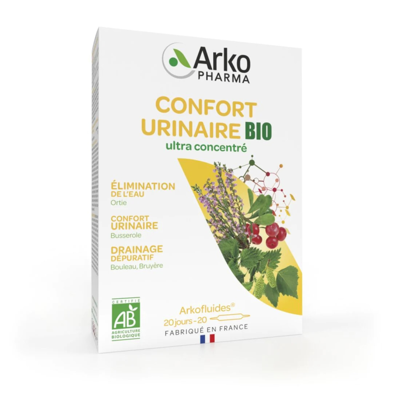 Arkopharma Arkofluides Confort Urinaire Bio - 20 Ampoules