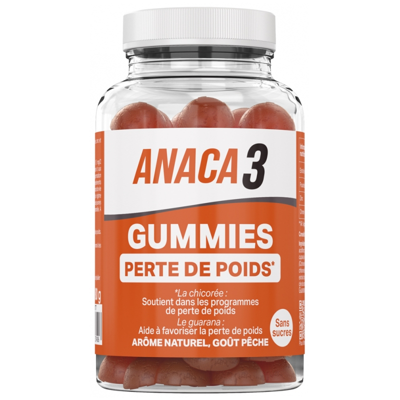 Anaca3 Gummies Perte de Poids - 60 Gummies