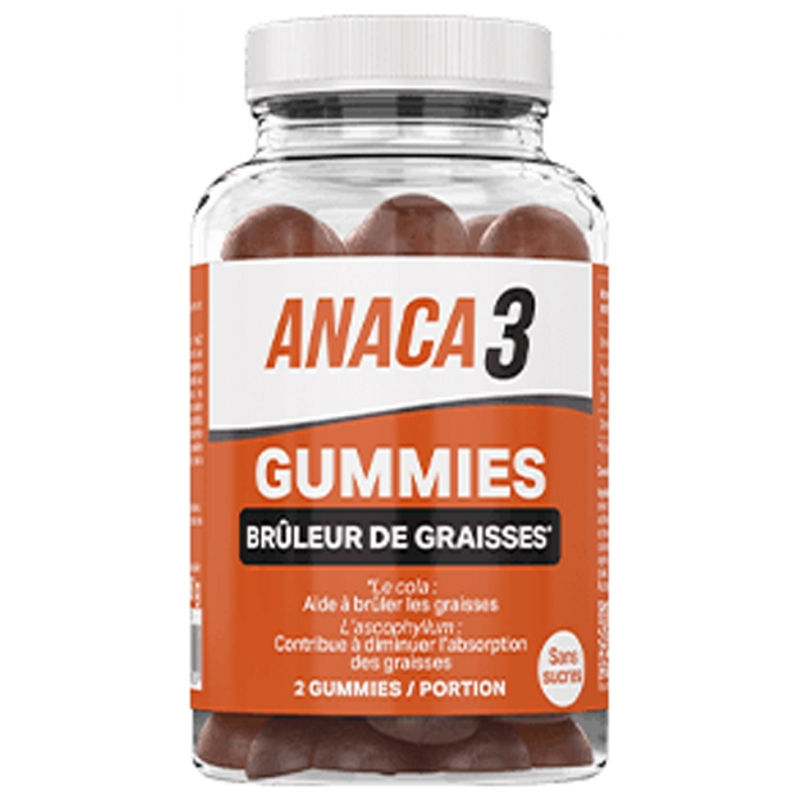 Anaca3 Gummies Brûleur de Graisses - 60 Gummies