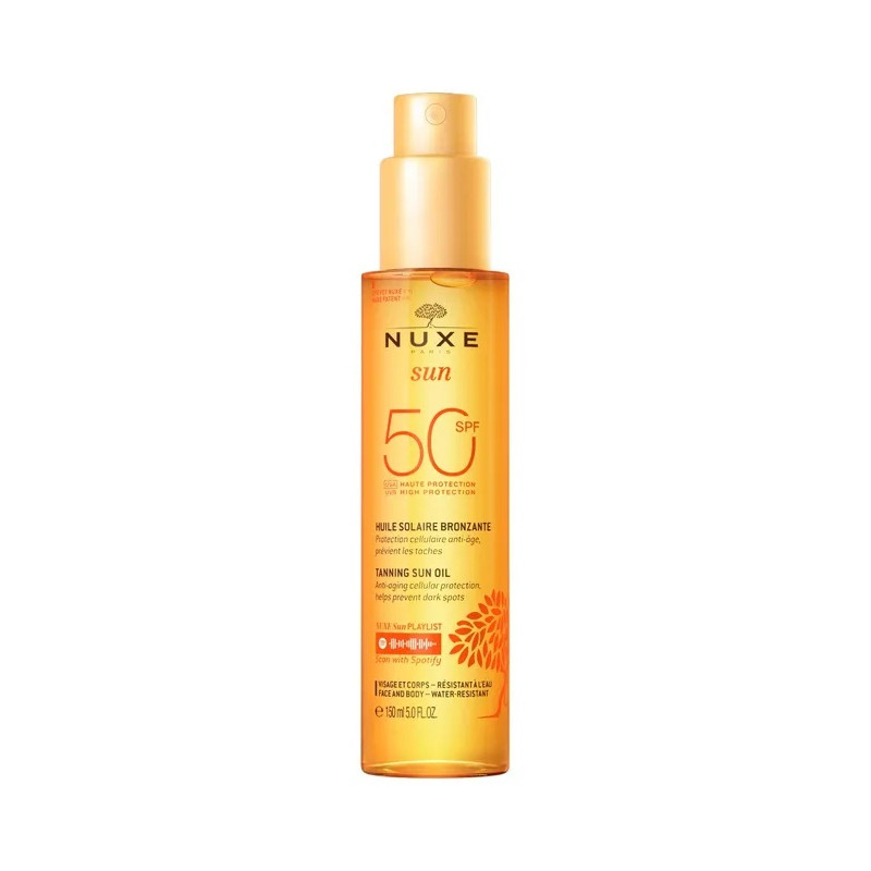 Nuxe Sun Huile bronzante haute protection SPF50 - 150ml