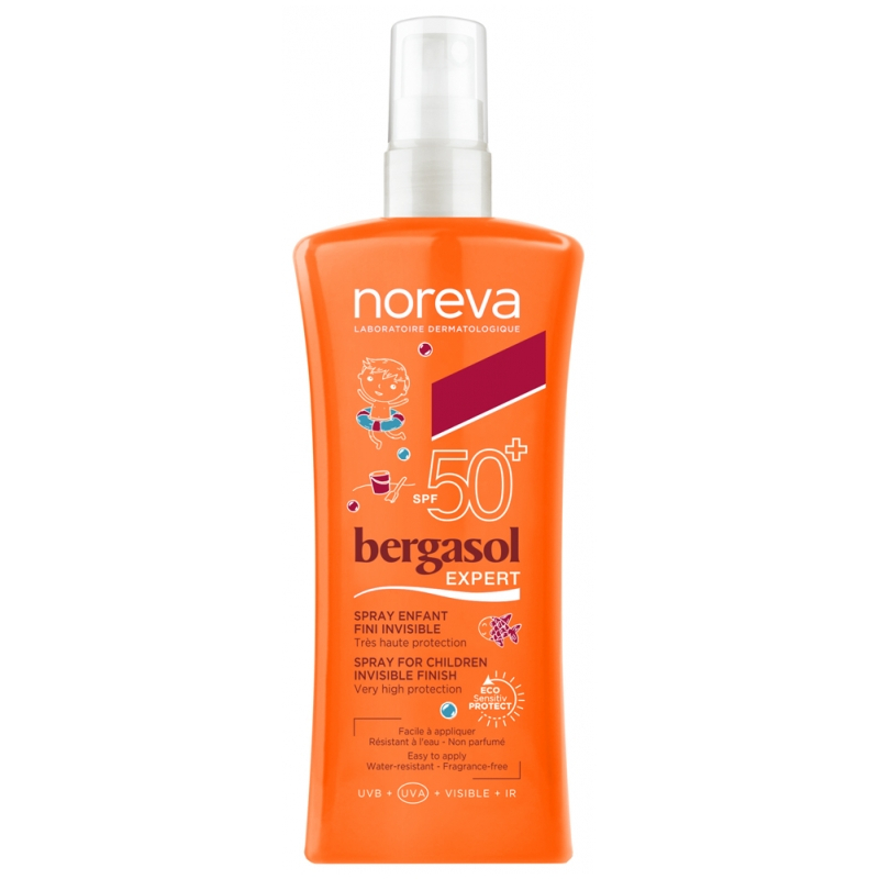 Noreva Bergasol Expert Spray Enfant Fini Invisible SPF50+ - 125 ml