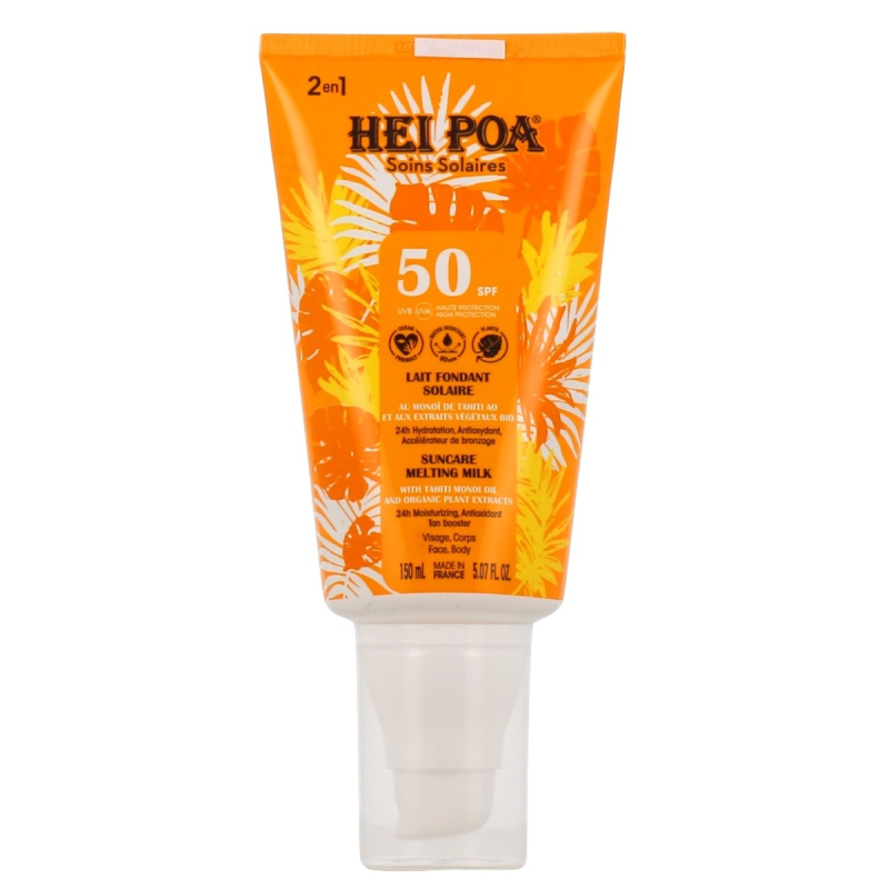 Hei Poa Lait fondant solaire SPF 50 - 150 ml