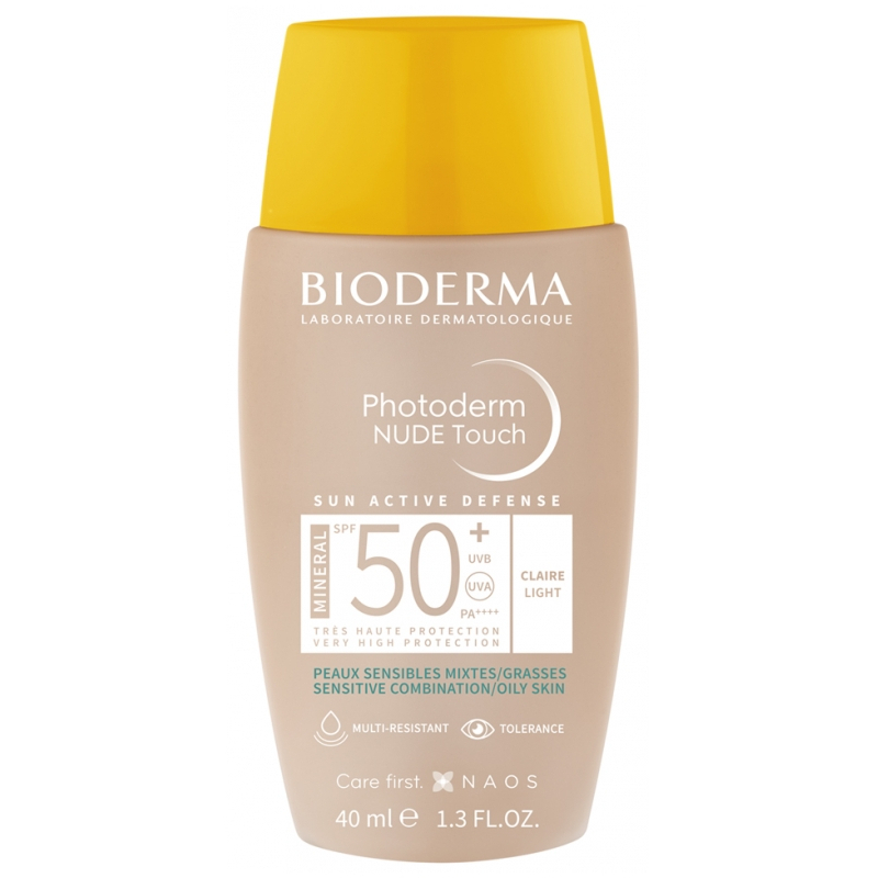 Bioderma Photoderm Nude Touch SPF50+ Teinte : Claire - 40 ml