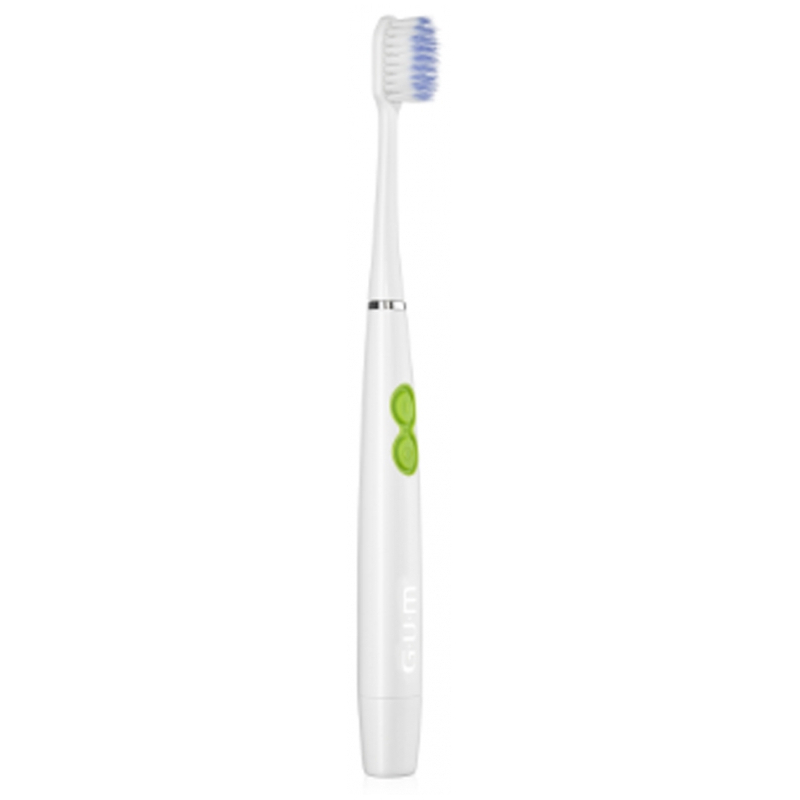 GUM Sonic Daily Brosse à Dents Souple 4100 Couleur : Blanc - 1 unité 