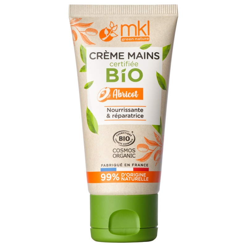 MKL Green Nature Crème Mains Abricot Bio - 50 ml