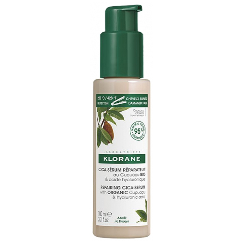 Klorane Cica-Sérum Réparateur au Cupuaçu Bio & Acide Hyaluronique - 100 ml