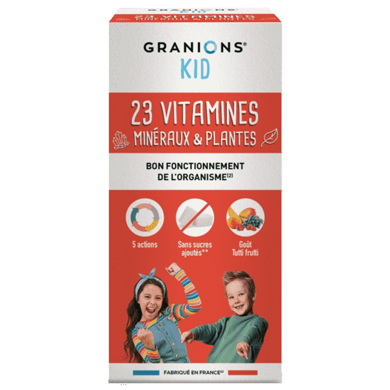 Granions Kid 23 Vitamines Minéraux et Plantes - 200 ml