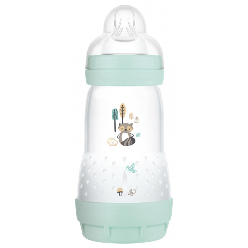 MAM Easy Start Biberon Anti-Colique Couleurs de la Nature 260 ml 2 Mois et + Débit 2