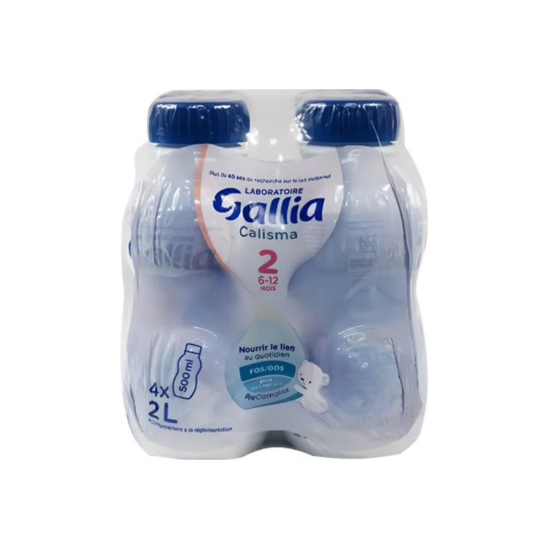 Gallia Calisma 2 Lait Liquide- 4 X500ml