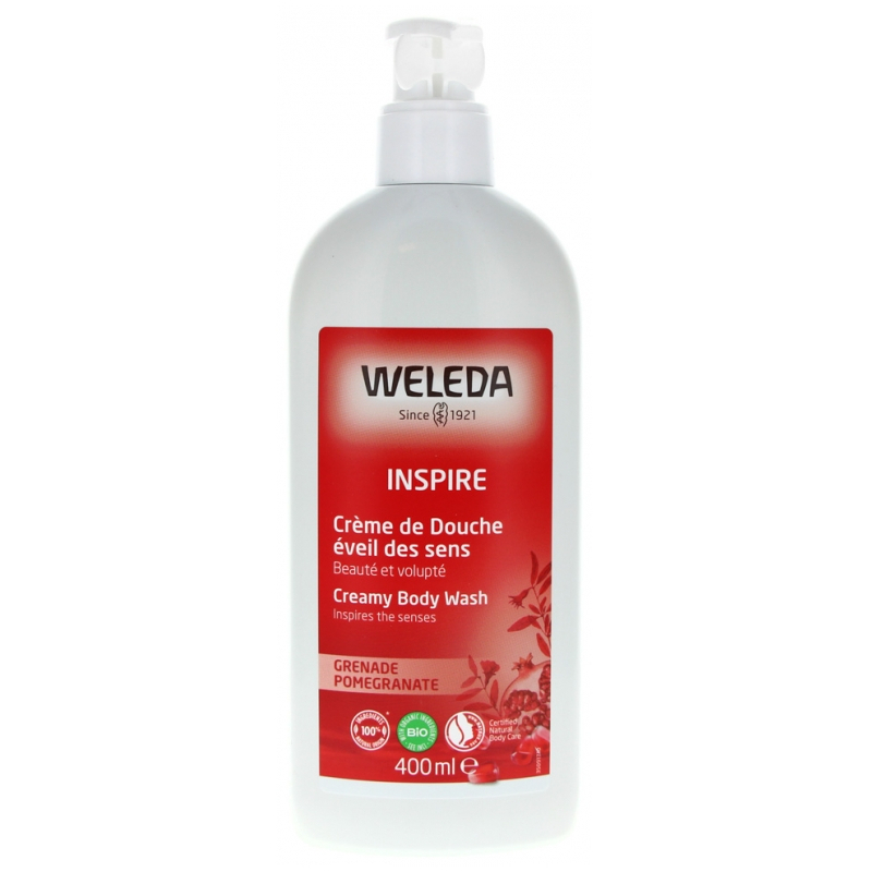 Weleda Inspire Crème de Douche Éveil des Sens à la Grenade - 400 ml