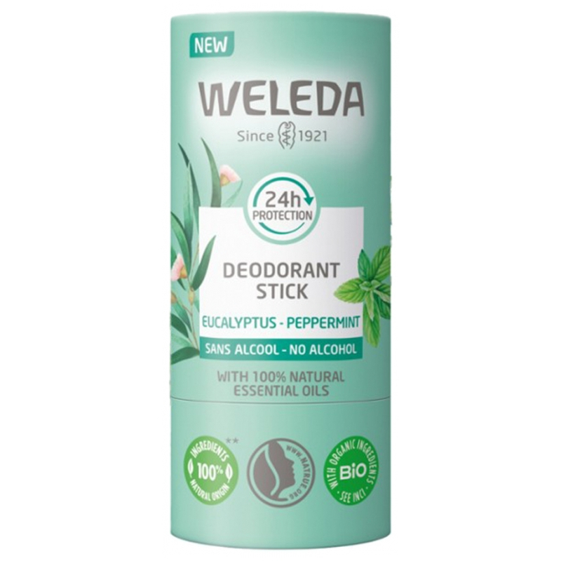 Weleda Déodorant Stick Eucalyptus Menthe Poivrée - 50 g