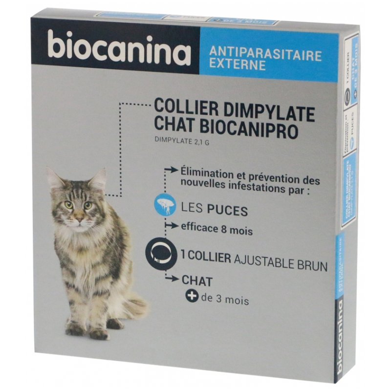 Biocanina Collier Dimpylate Chat Biocanipro - 1 unité 