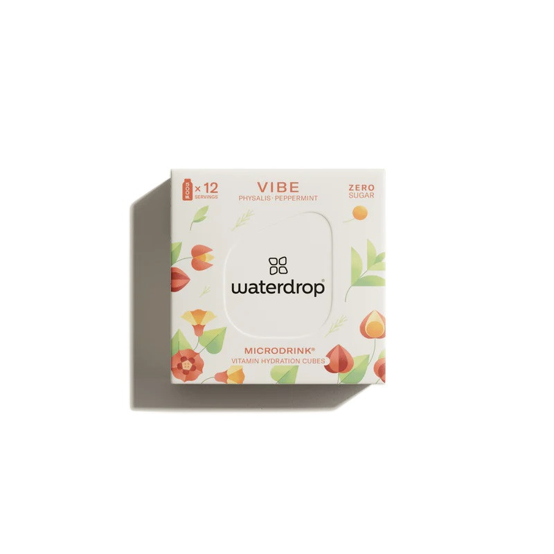 Waterdrop Microdrink VIBE - Saveur physalis, romarin et menthe poivrée - 12 capsules à dissoudre