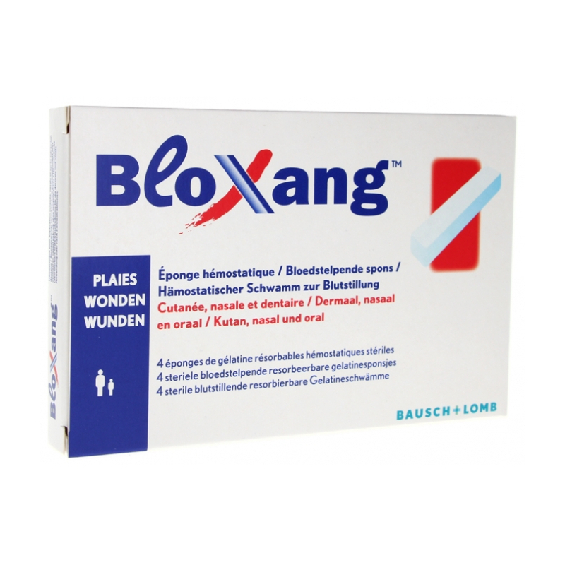 Bausch + Lomb Bloxang 4 Éponges Hémostatiques - 4 unités