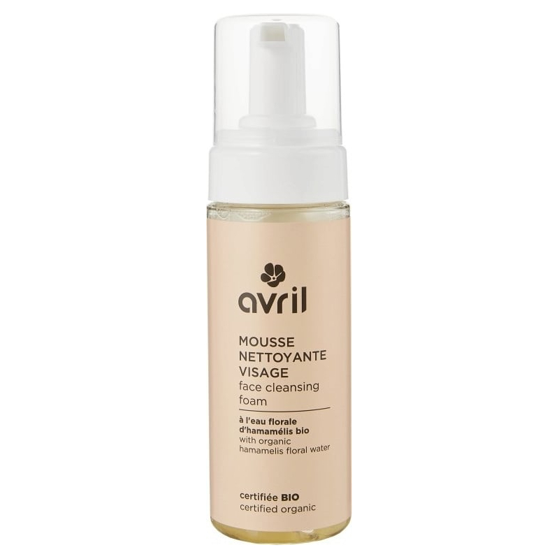 Avril Mousse nettoyante visage Certifiée bio - 150ml 