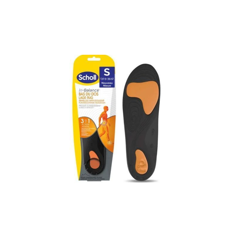  Scholl Semelle Anti-Douleur Bas Du Dos - T1