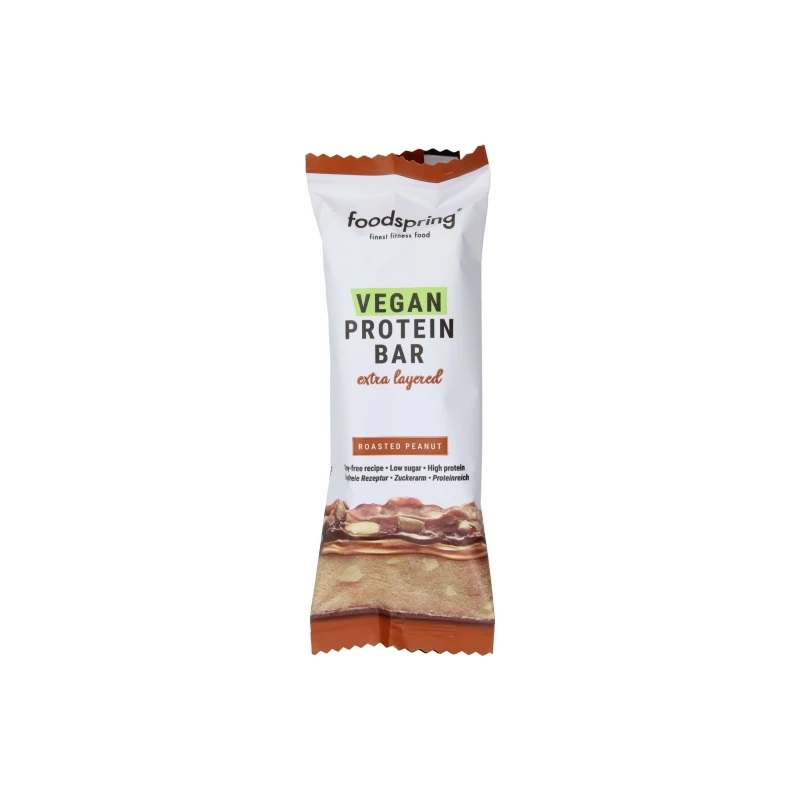 Foodspring® Vegan Protein Bar Extra Layered Roasted - 45 g