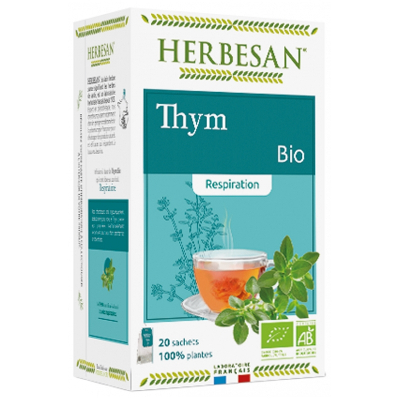 Herbesan Infusion Thym Respiration Bio - 20 Sachets