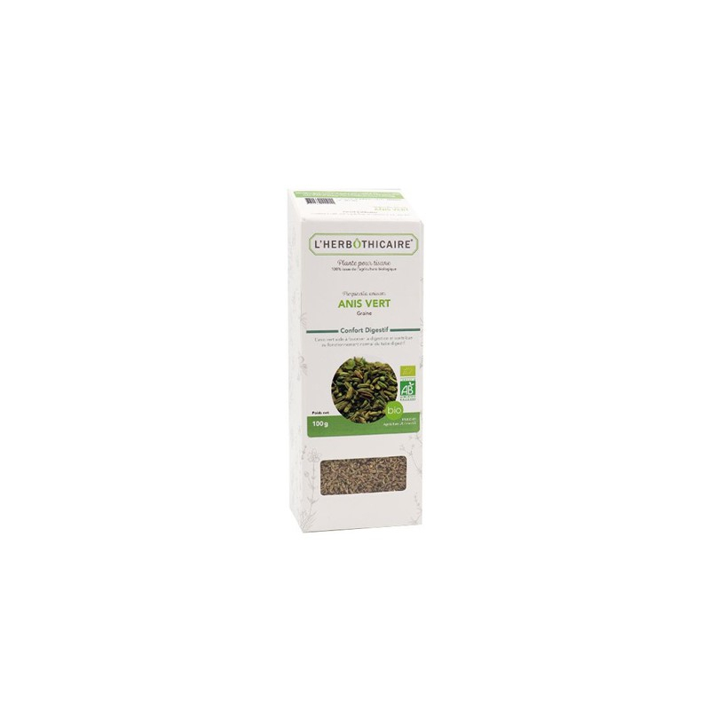 L'herbôthicaire tisane Anis vert bio - 100g