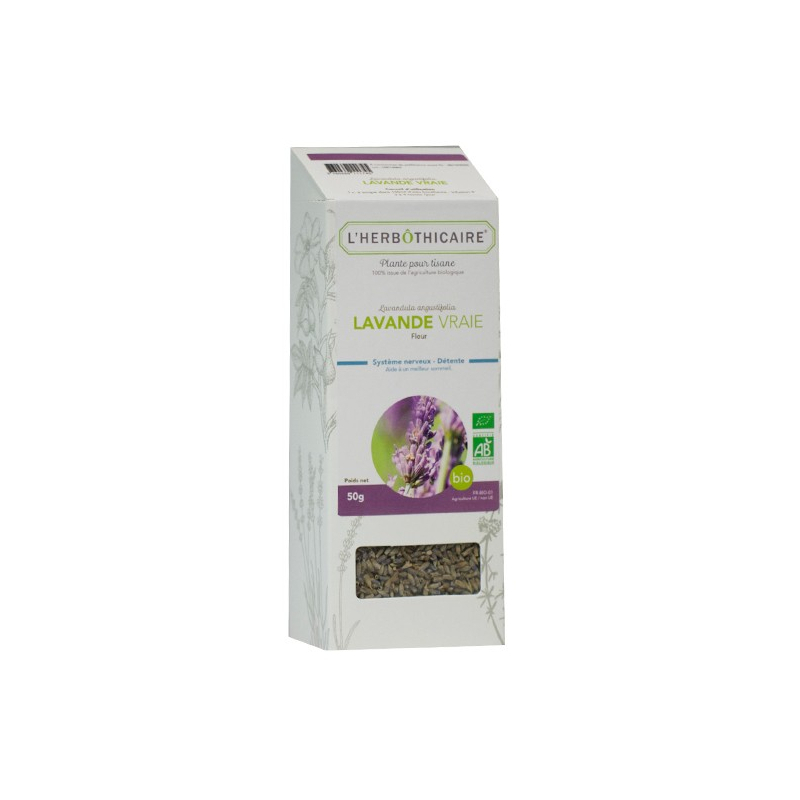 L'herbôthicaire tisane Lavande vraie - 50g