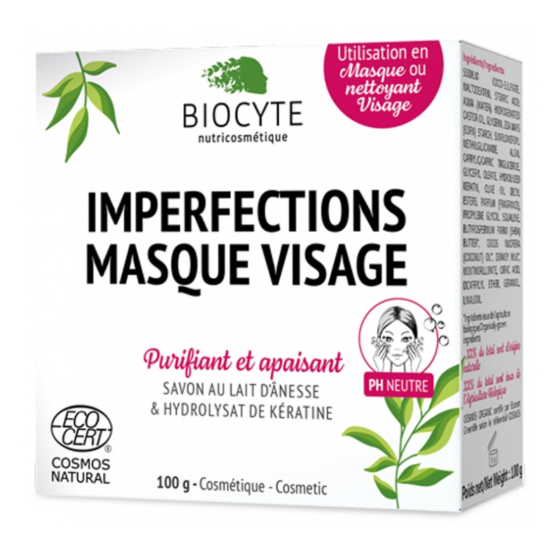 Biocyte Imperfections Masque Visage Savon - 100 g