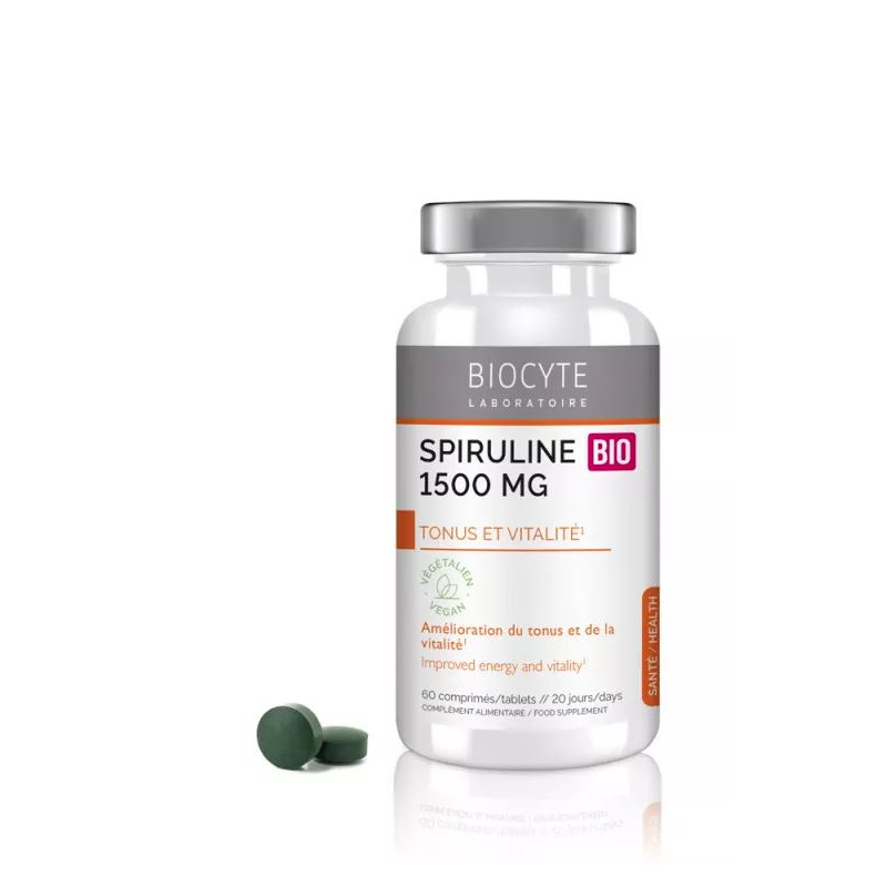 Biocyte Spiruline Bio - 60 comprimés