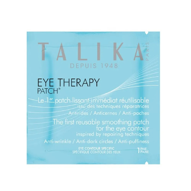 Talika Eye Therapy Patch Lissant Immediat Reutilisable Anti-rides Cernes Et Poches - 1 Paire