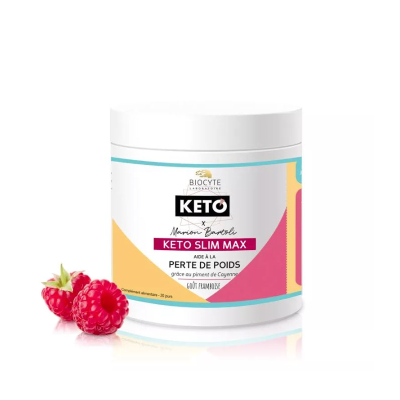 Biocyte Keto Slim Max Goût Framboise - 280g