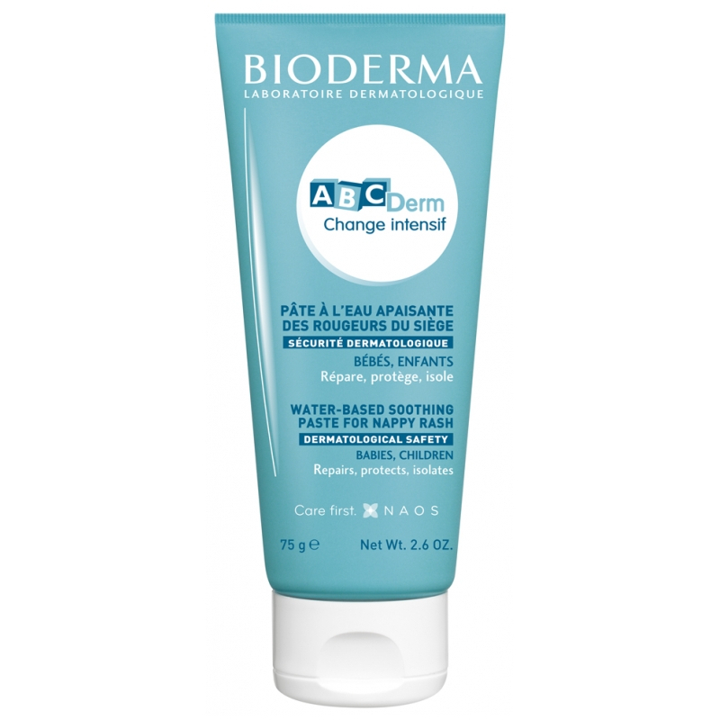 Bioderma ABCDerm Change Intensif Pâte à l'Eau Apaisante des Rougeurs du Siège - 75 g