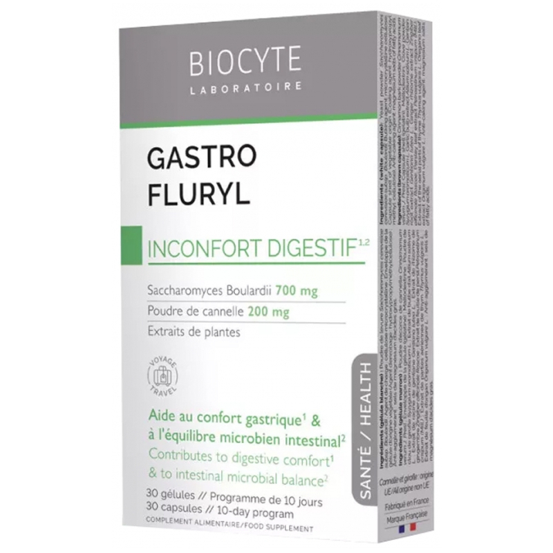 Biocyte Longevity Gastro Fluryl - 30 Gélules