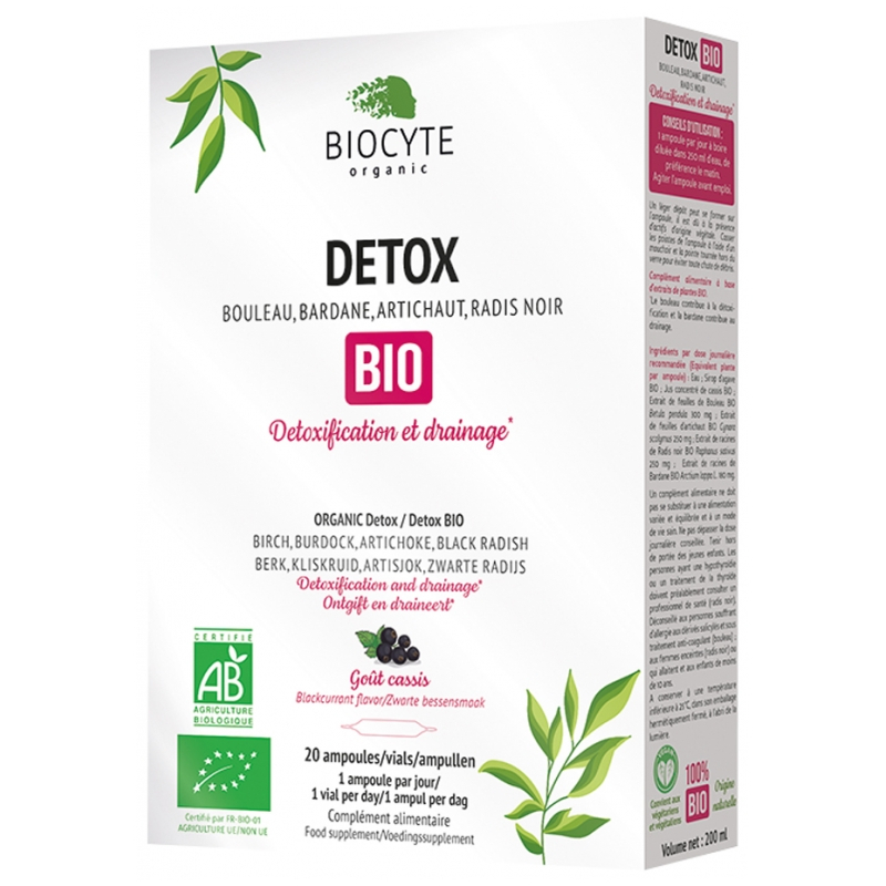 Biocyte Detox Bio - 20 Ampoules