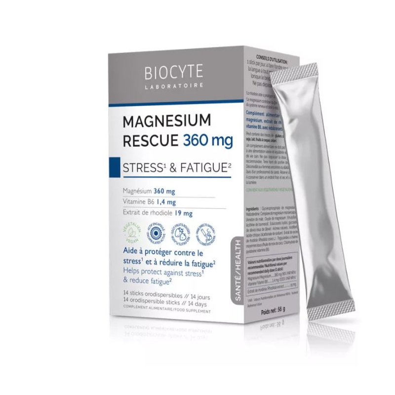 Biocyte Magnésium Rescue - 14 sticks