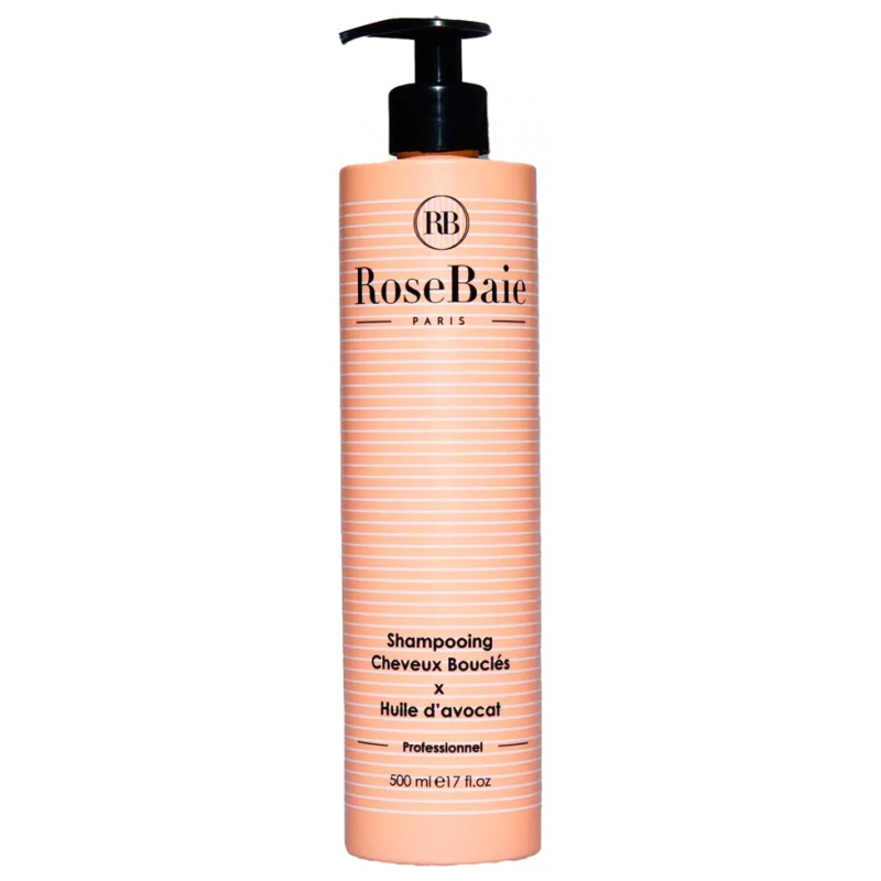 RoseBaie Shampoing Cheveux Bouclés x Huile d'Avocat - 500 ml