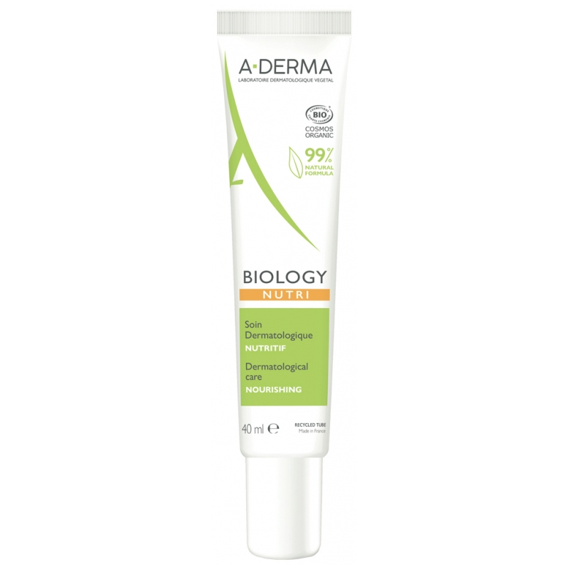 A-DERMA Biology Nutri Soin Dermatologique Nutritif Bio - 40 ml