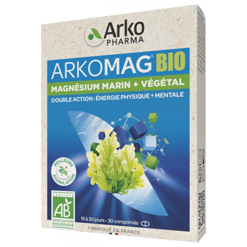 Arkopharma Arkomag Bio - 30 Comprimés