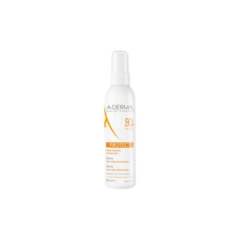  A-Derma Protect SPF50+ Spray Peaux Fragiles 200ml+Lait Réparateur 100ml OFFERT