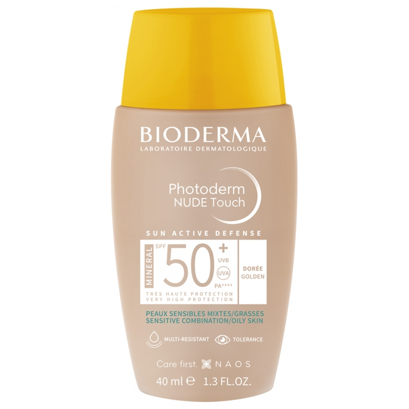 Bioderma Photoderm Nude Touch SPF50+ 40 ml - Teinte : Dorée