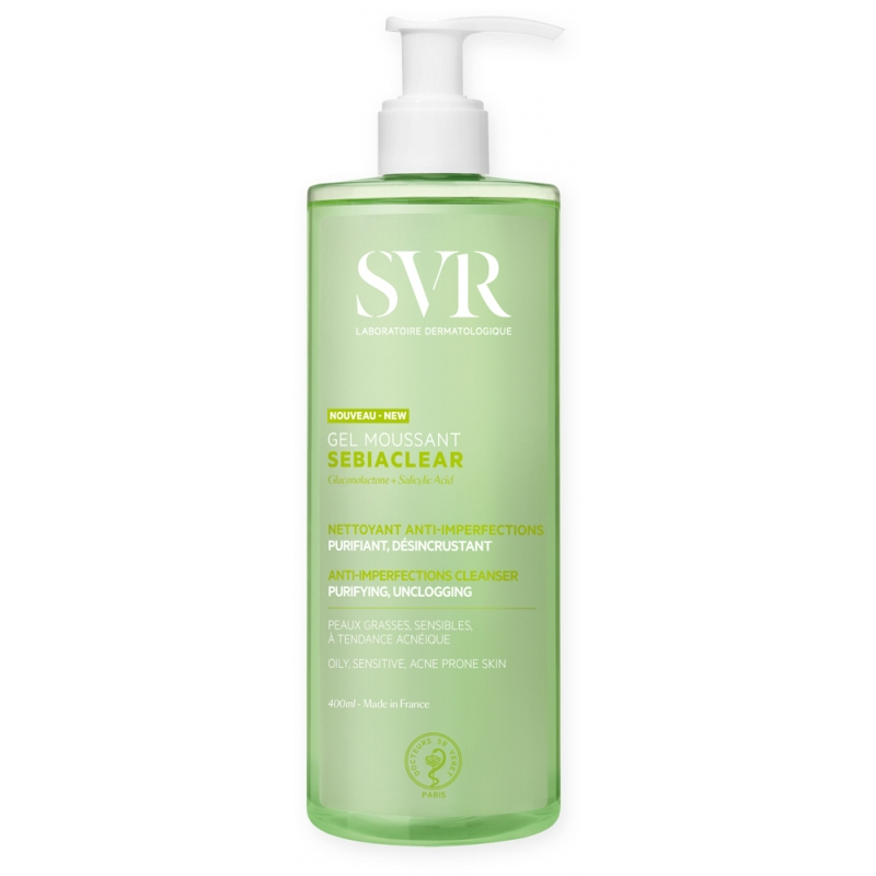 SVR Sebiaclear Gel Moussant Anti-Imperfections - 400 ml