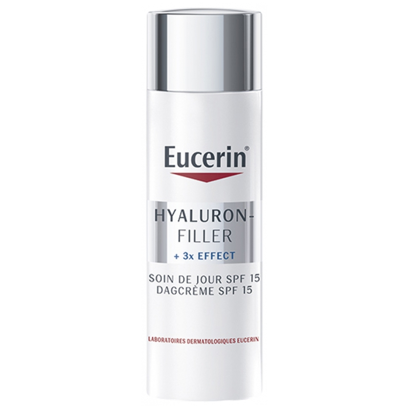 Eucerin Hyaluron-Filler + 3x Effect Soin de Jour SPF15 Peau Normale à Mixte - 50 ml