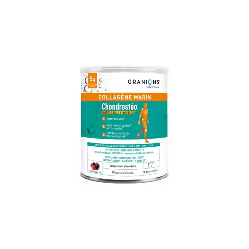 Granions Chondrostéo Collagène Marin Poudre - 280 g