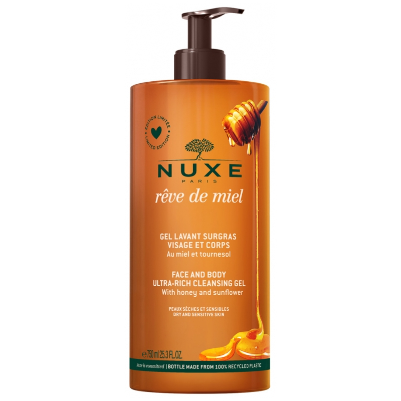 Nuxe Rêve de Miel Gel Lavant Surgras Édition Limitée - 750 ml